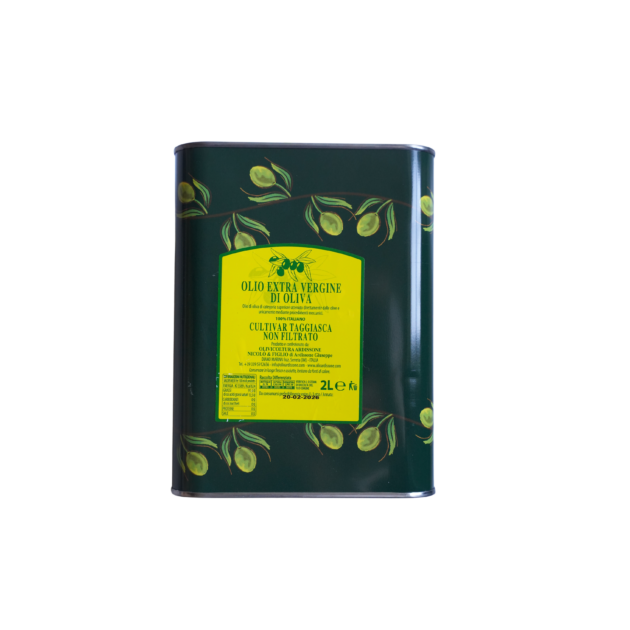 Olio Extra Vergine di Oliva - Cultivar Taggiasca - Mosto Latta 2 L