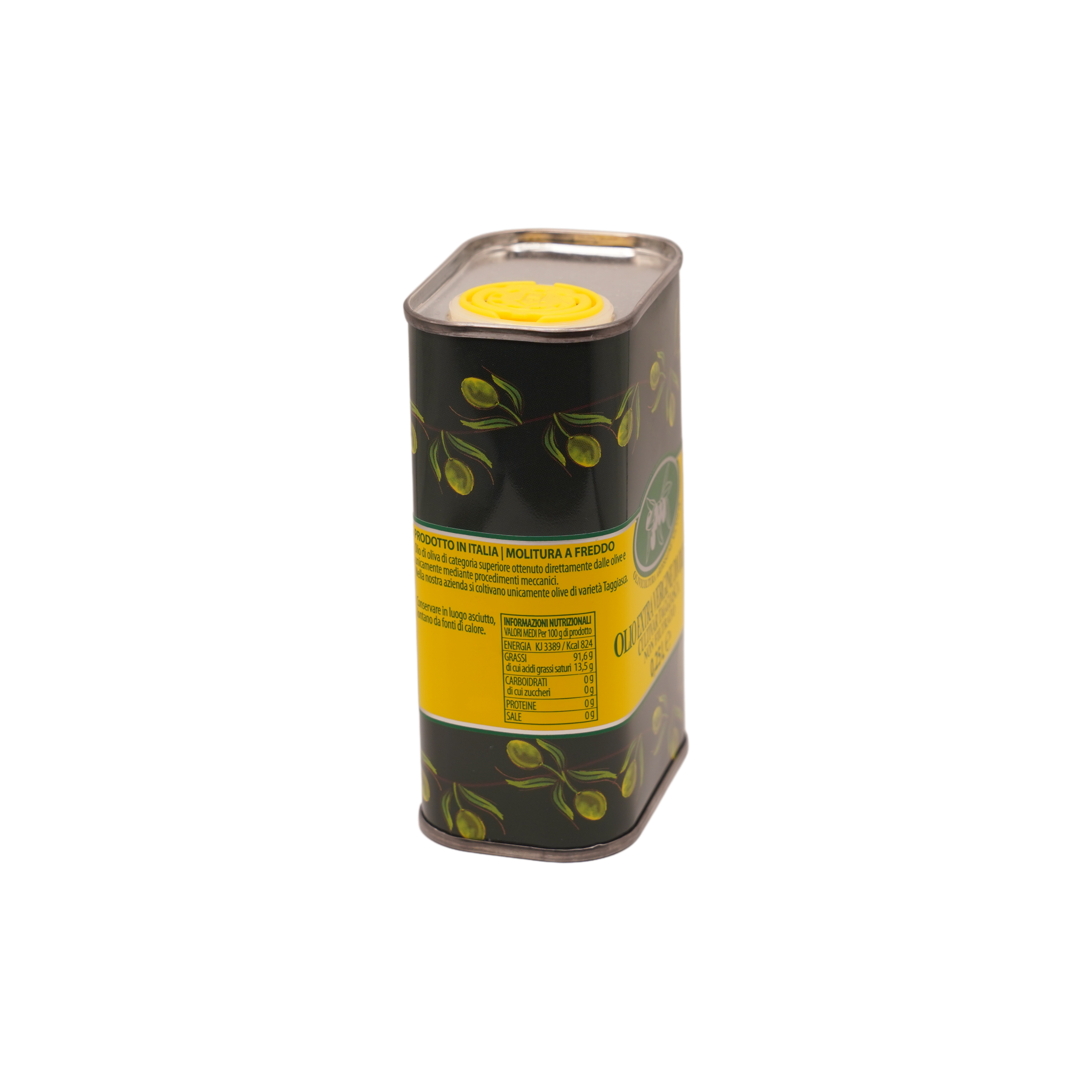 Olio Extra Vergine di Oliva - Cultivar Taggiasca - Mosto Latta 250 ml - immagine 2