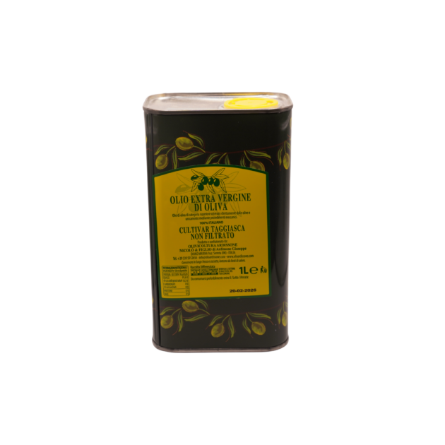 Olio Extra Vergine di Oliva - Cultivar Taggiasca - Mosto Latta 1 L