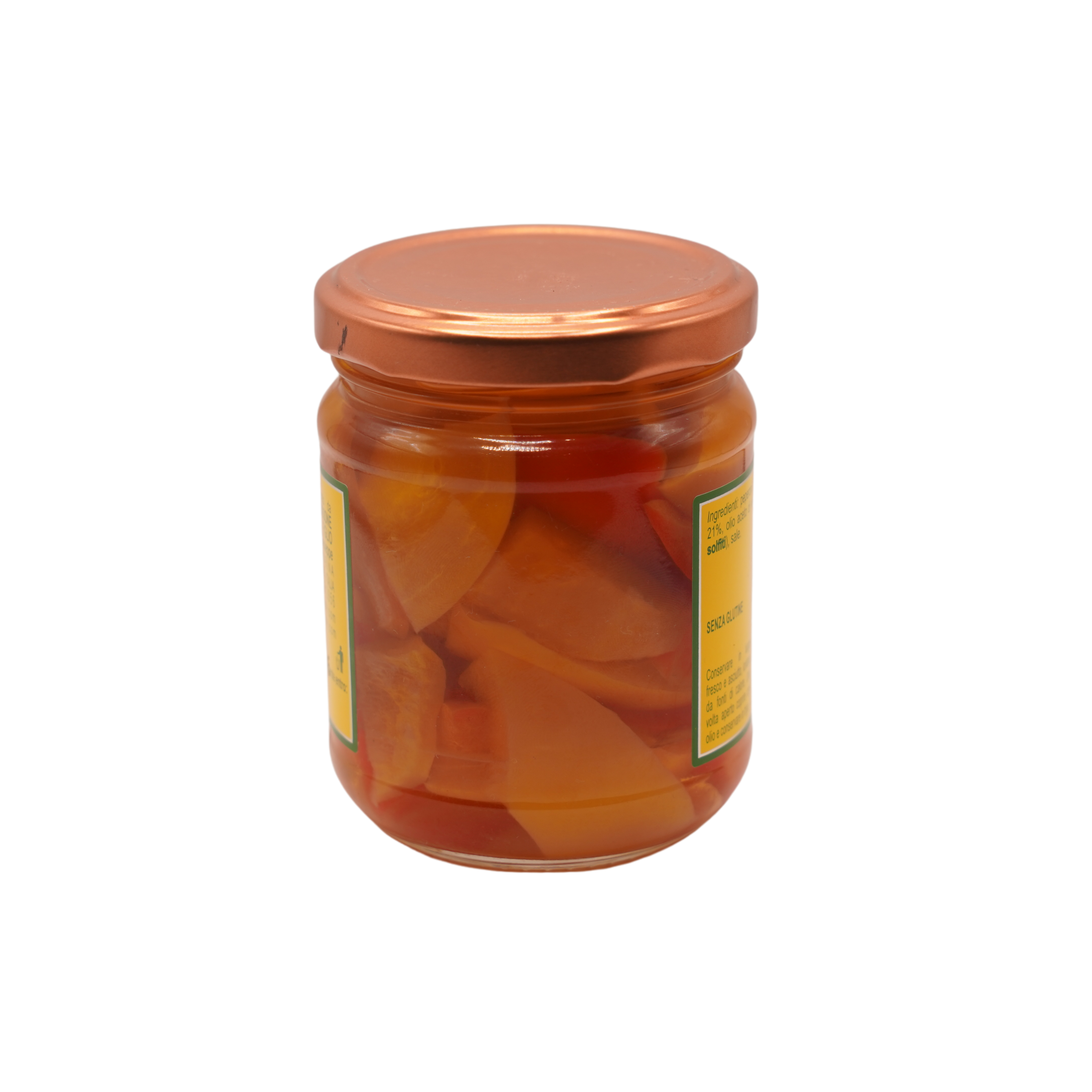 Peperoni in Olio Extra Vergine di Oliva - Vasetto 180 g. - immagine 4