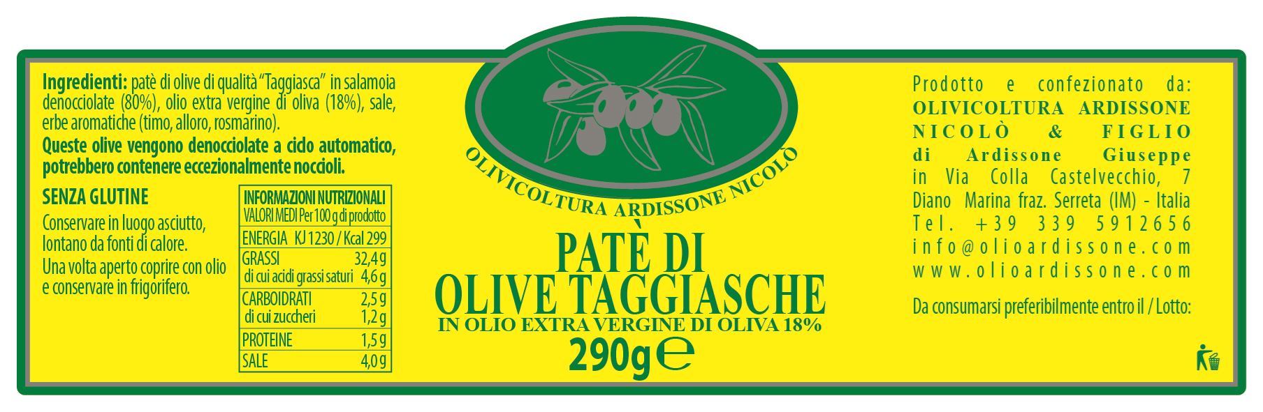 Pate’ di olive taggiasche