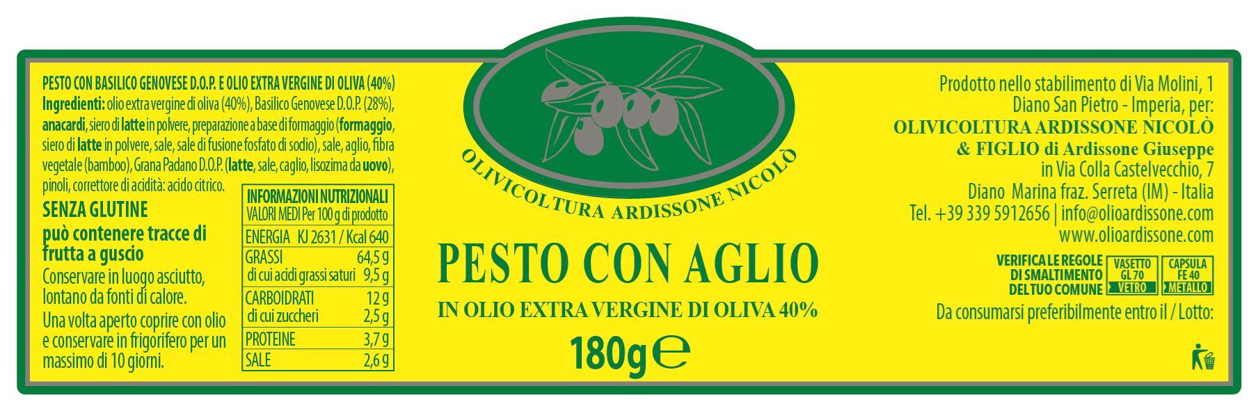 Pesto con aglio