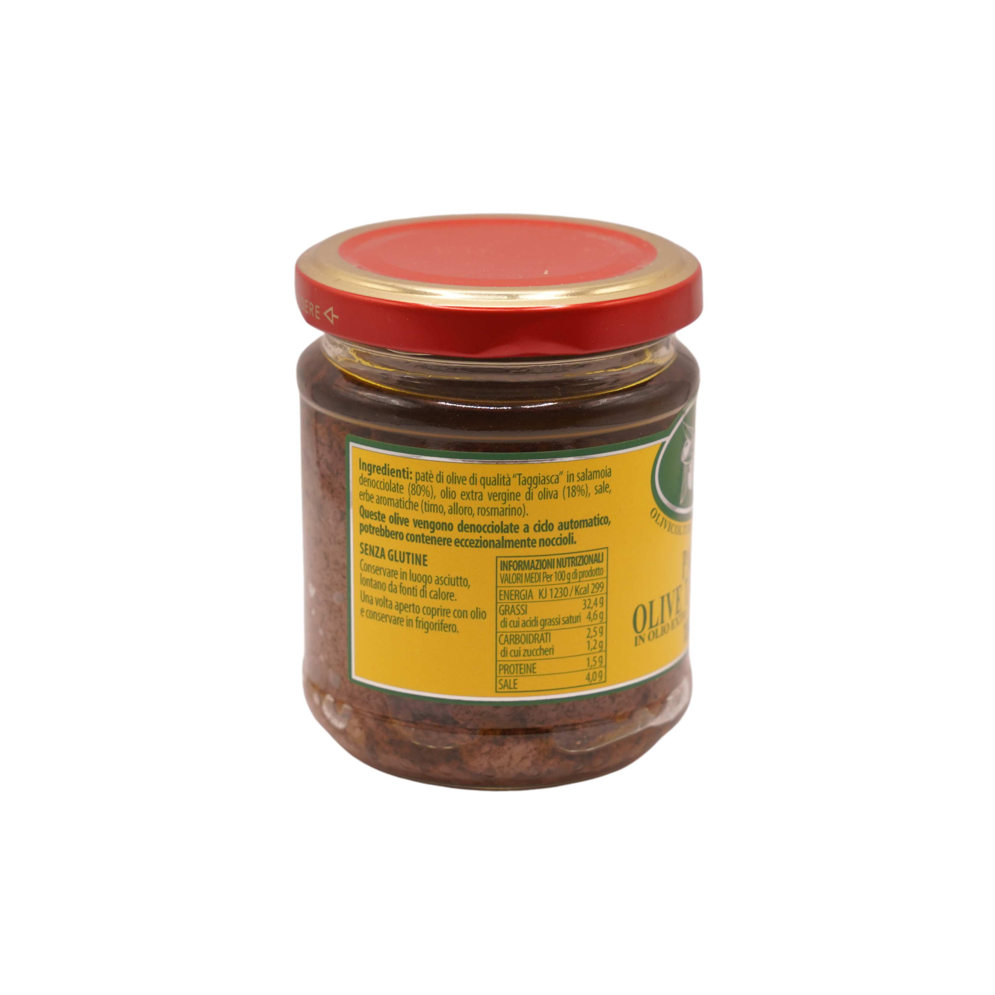 Paté di olive taggiasche - Vasetto 180g. - immagine 2