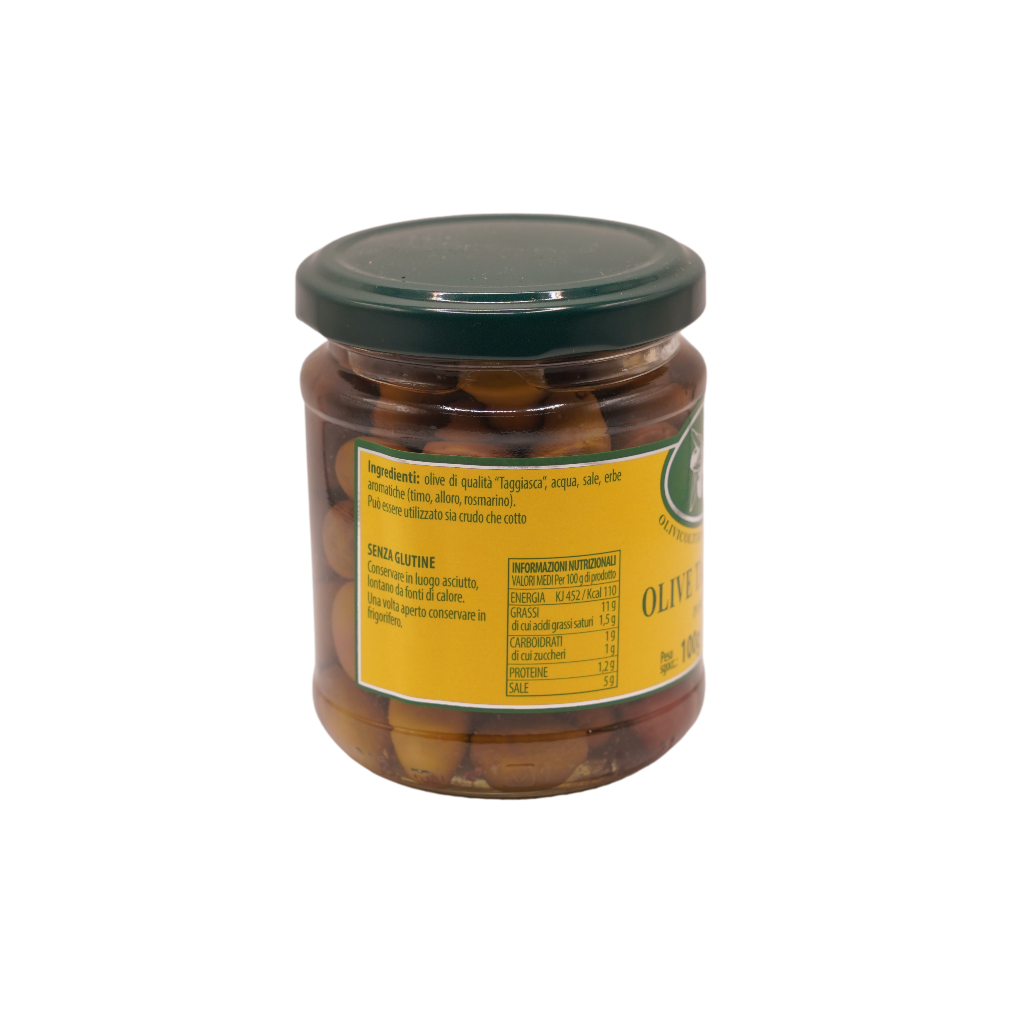 Olive Taggiasche in Salamoia - Vasetto 100g. - immagine 2