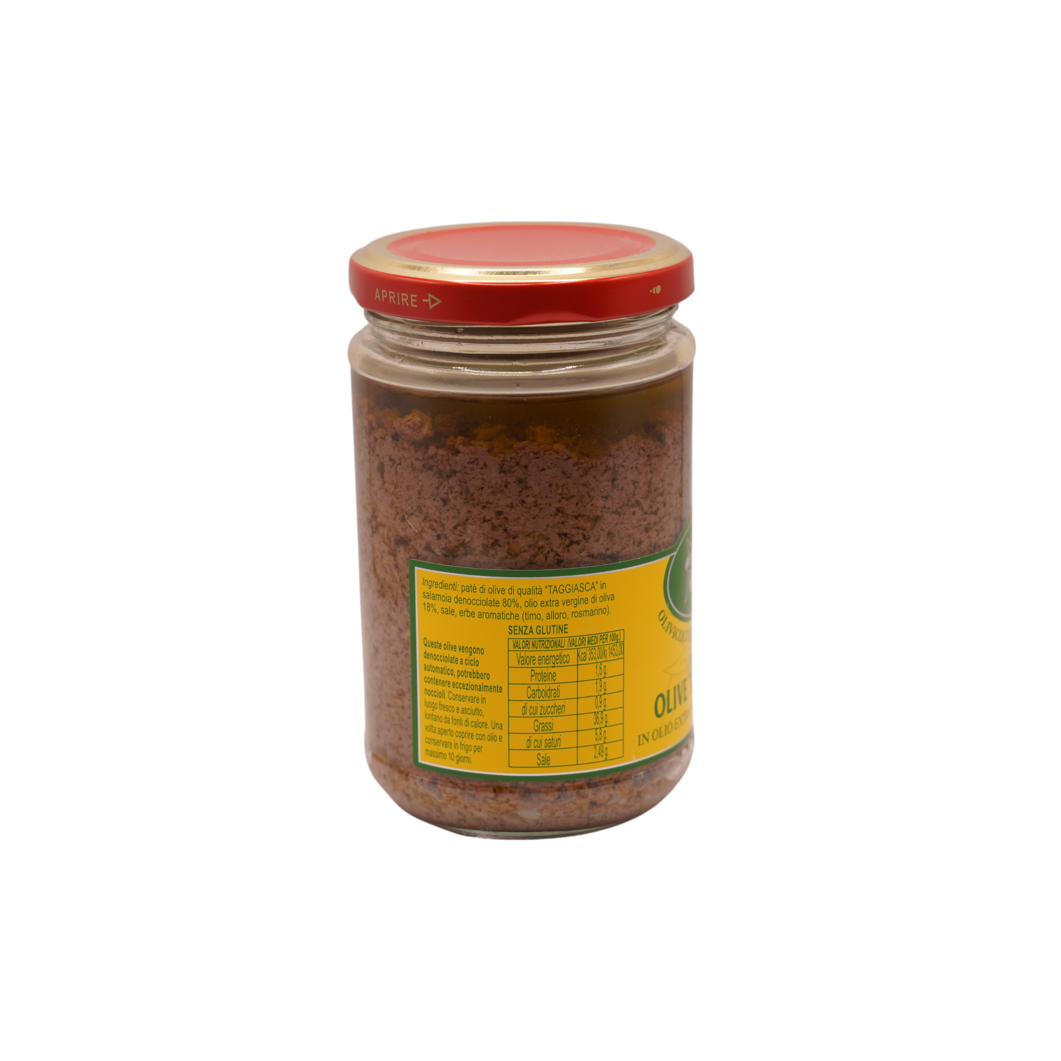 Paté di olive taggiasche - Vasetto 290g. - immagine 2