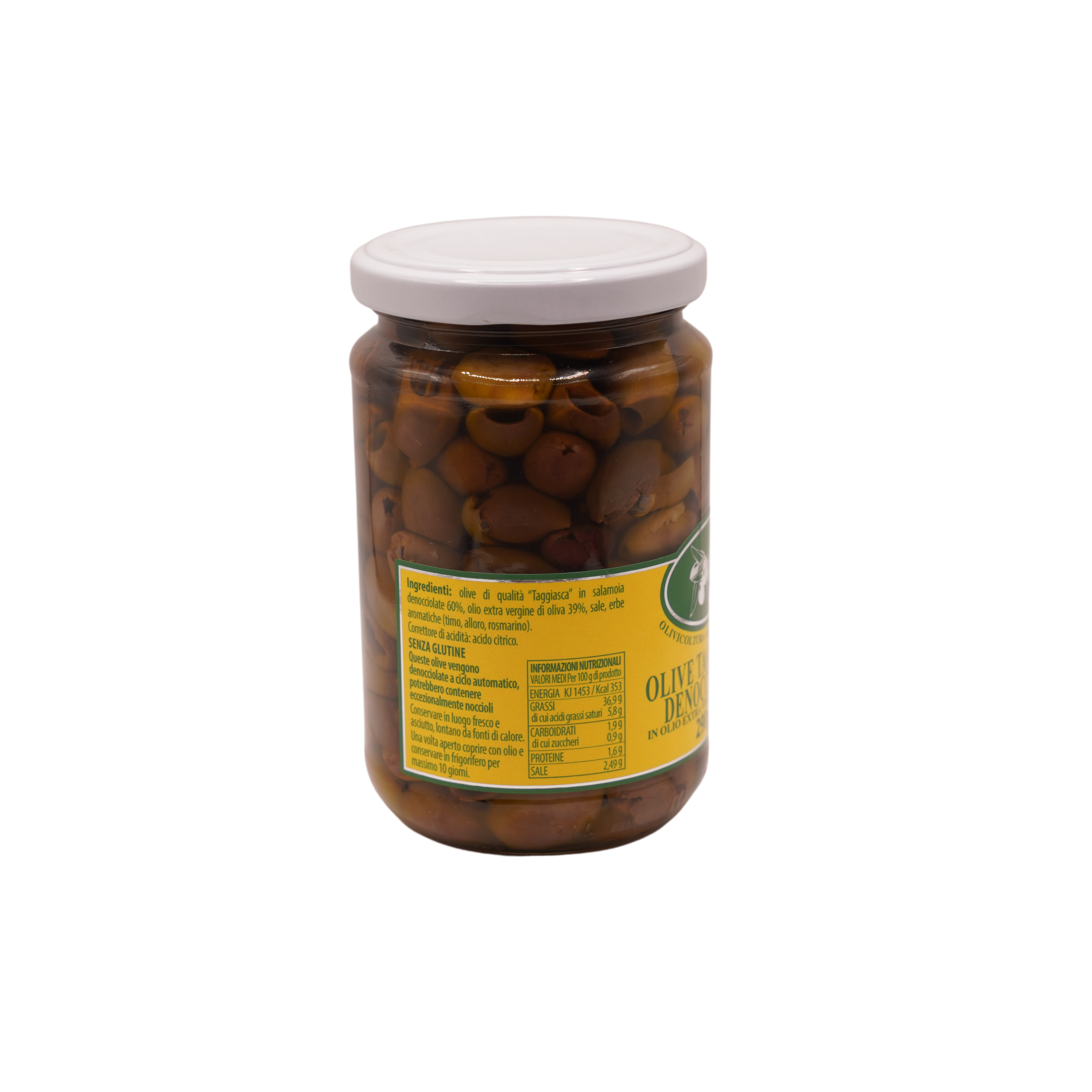 Olive Taggiasche denocciolate in Olio Extra Vergine di Oliva - Vasetto 290g. - immagine 2