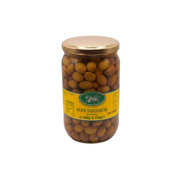 Olive Taggiasche in Salamoia - Vasetto 500g.